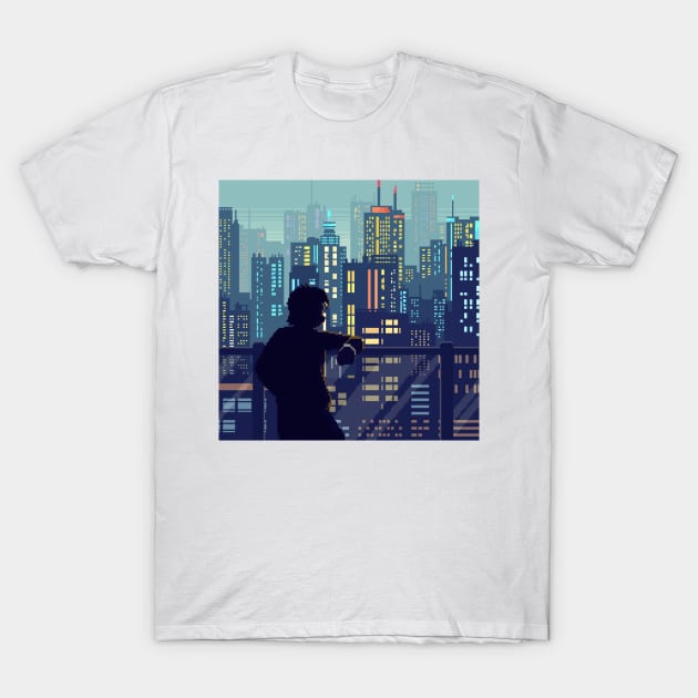 Waiting T-Shirt by animaperio pixel retro